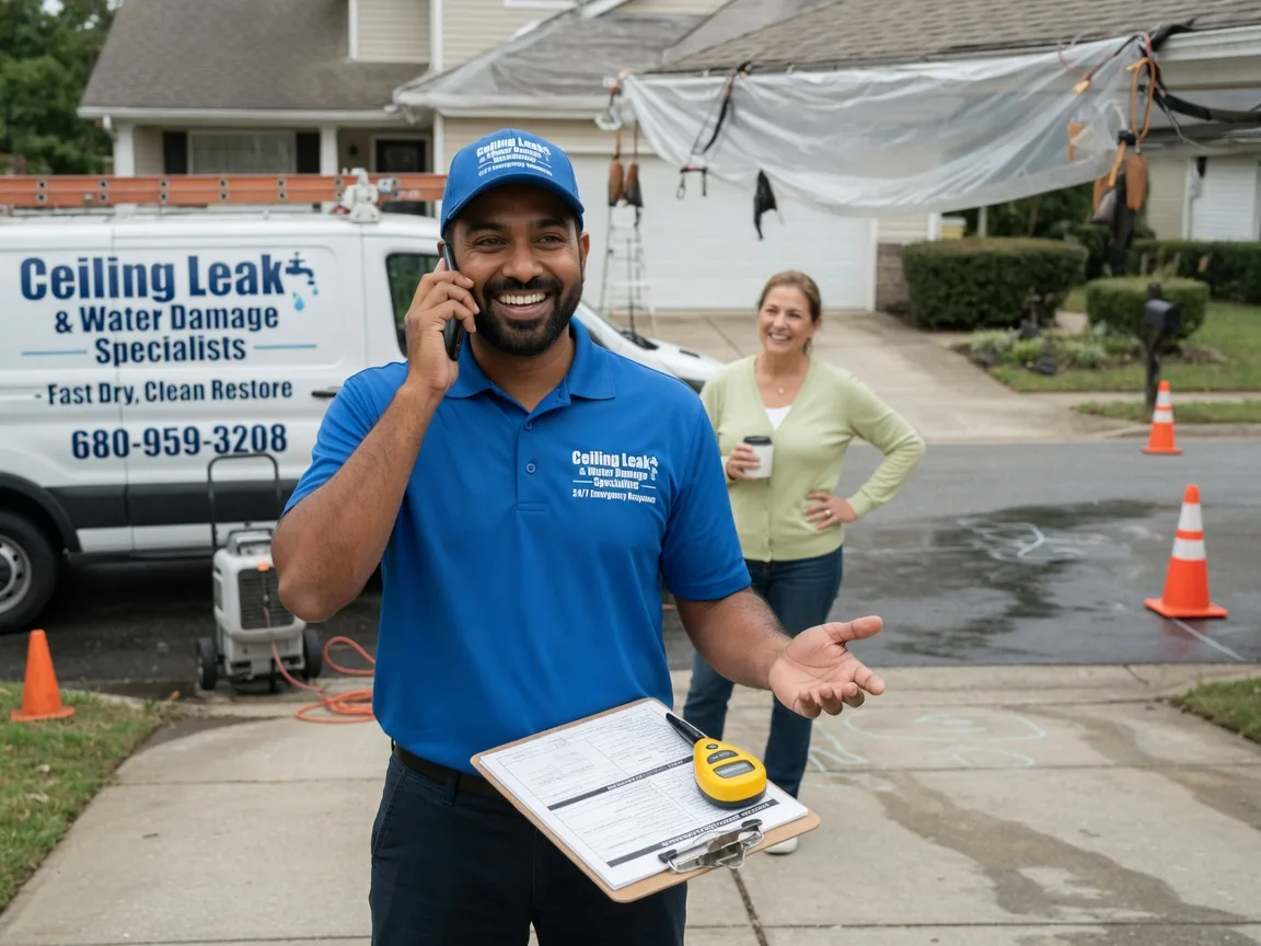 Ceiling Leak Cleanup Haigler, NE FAQs